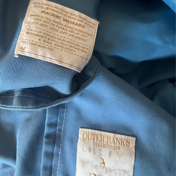 Vintage RARE 70s Light Blue Peacoat Outer Banks Collections by Jerold - Size M - Picture 5 of 6